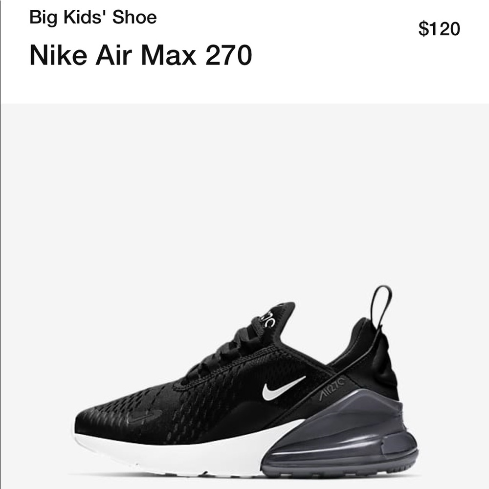Big Kids Nike Airmax 270
